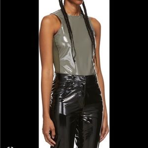 Grey patent TIBI set